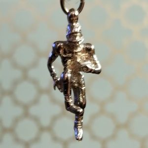 🏈Sterling Silver Football Player Pendant / Charm